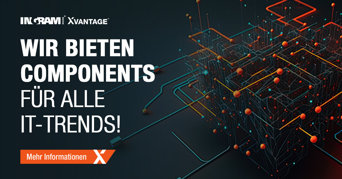 Wir bieten Components für alle IT-Trends!
Bei IngramMicroDE verantwortet eine Business Unit aus mehr als 20 Business und Sales Managern die Produktkategorie Components mit einem breiten Portfolio von über 30 Herstellern. Mehr erfahren unter fcld.ly/nfiblen

#components