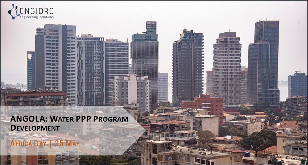 engidro's tweet photo. No Dia Mundial de África destacamos o nosso projeto em Angola para o Desenvolvimento do Programa PPP para a Água, que visa identificar e desenvolver projetos no setor, estabelecer um programa que apoie a evolução das PPP, reforçar a capacidade das instituições do setor e das PPP. https://t.co/MFYuxYoClo