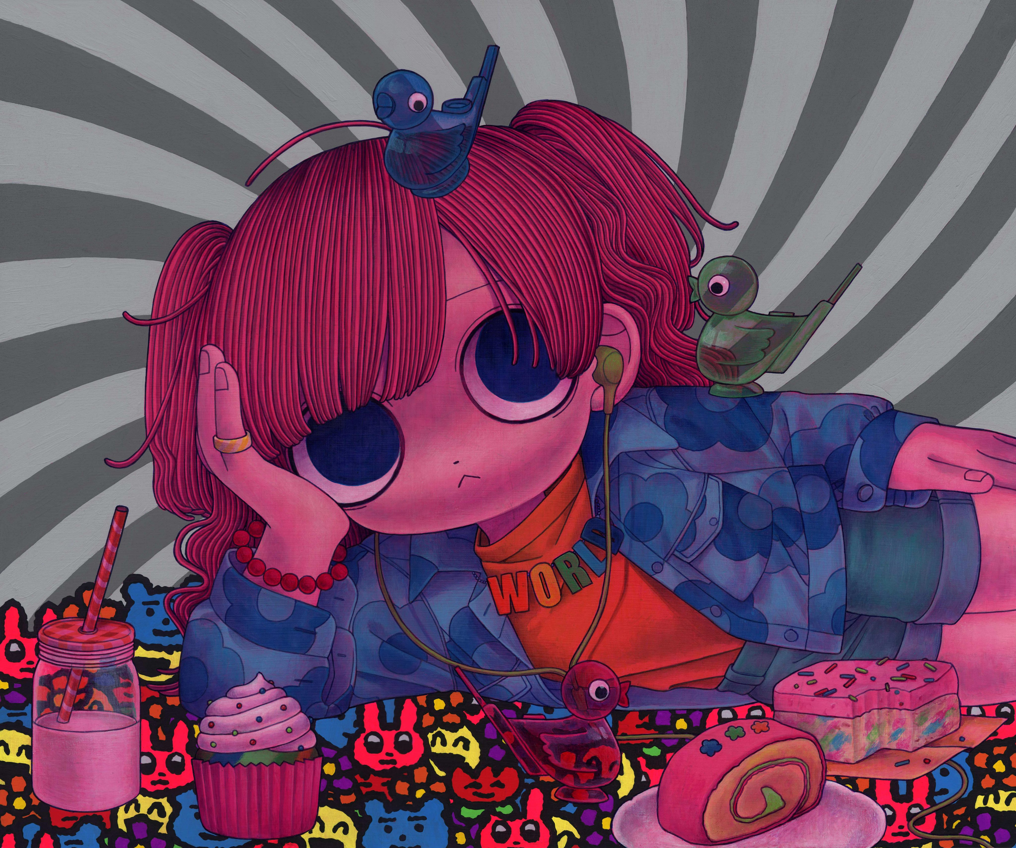 吉田有花 アクリル作品