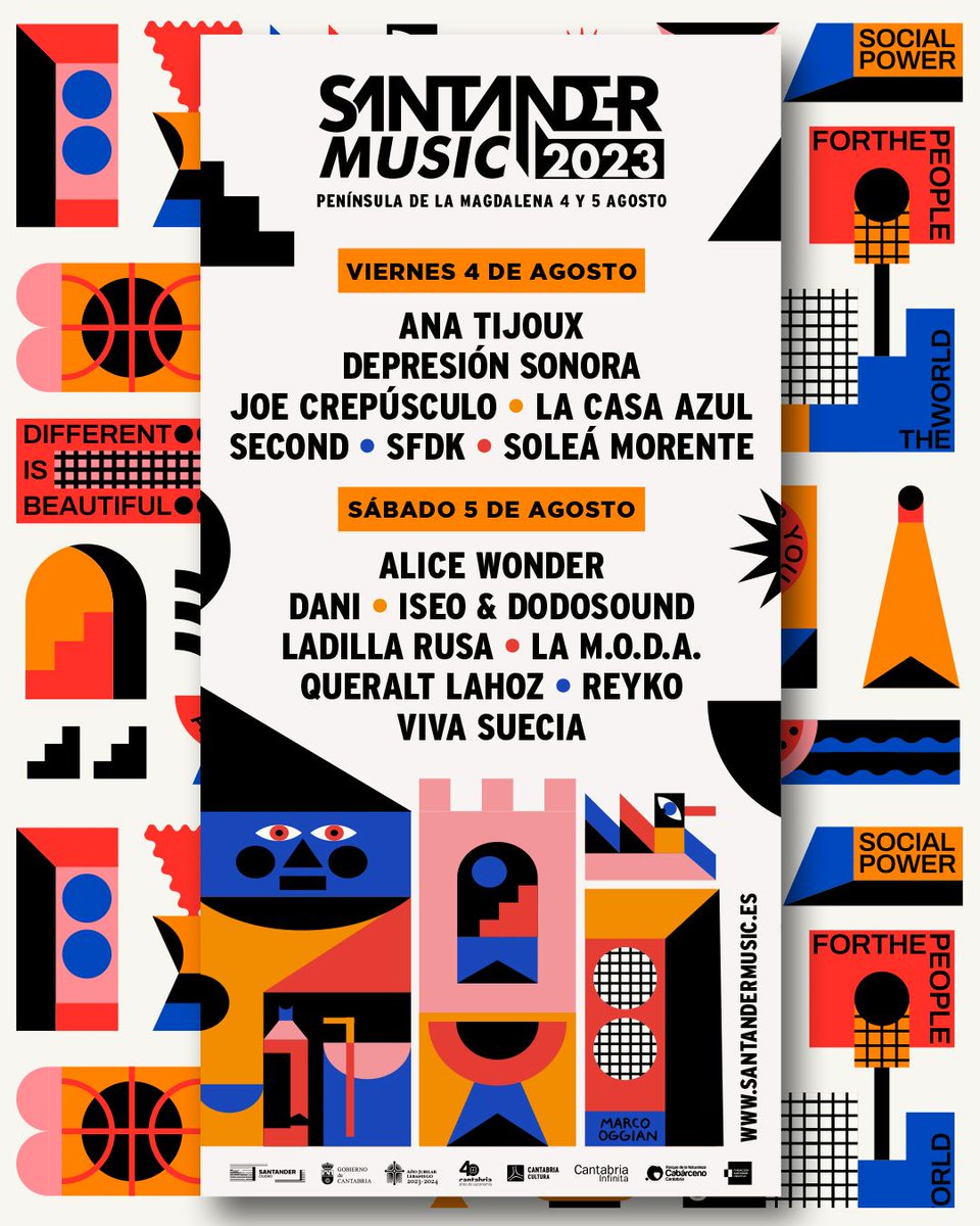 santandermusic's tweet photo. 🚀 ¡Ya tenemos la distribución de artistas por jornadas y anunciamos la incorporación de @queralt_lahoz a nuestro cartel!

🧡 4 y 5 agosto en #Santander (#Cantabria)
❤️ ¡Entradas de día YA A LA VENTA!
💙 Abonos a la venta desde 60€ (+ gastos)
🖤 https://t.co/7zn03pP6s6 https://t.co/ARF52tIrg9