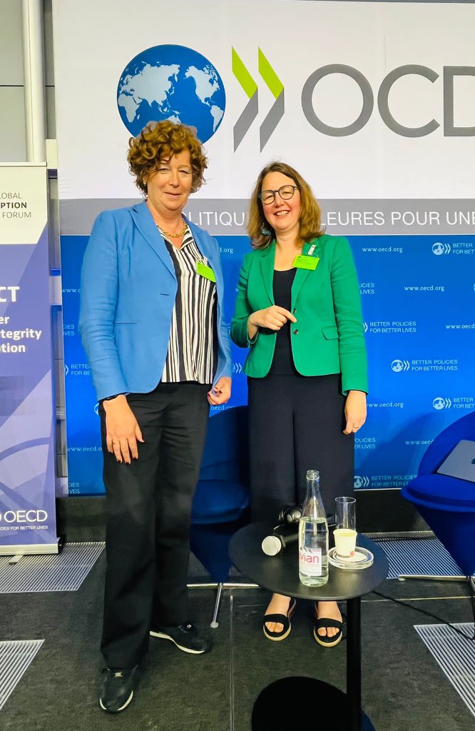 Great to talk to <a href="/pdsutter/">Petra De Sutter</a> about how <a href="/OECDgov/">OECD Governance</a> Public Integrity Indicators and to hear about how Belgium is advancing regulation and practice to safeguard #integrity in key areas like conflict of interest, lobbying and party finance
