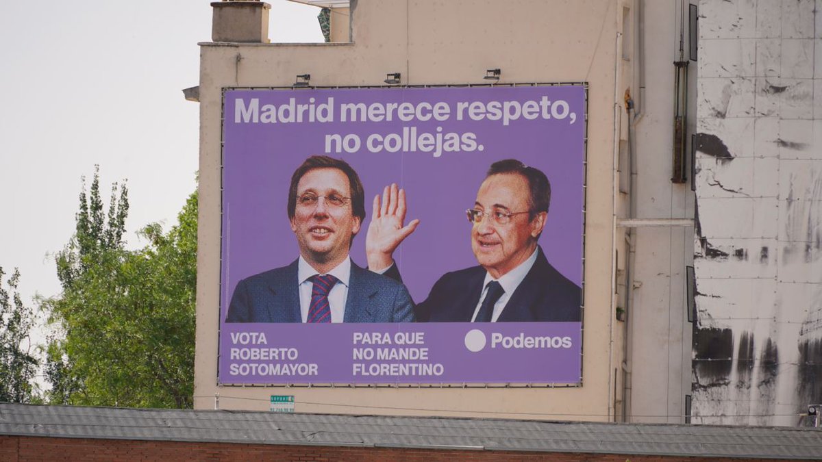 RbSotomayor's tweet photo. El 28 de mayo le devolvemos la colleja a los poderosos y le devolvemos Madrid a sus vecinos y sus vecinas.

💜 https://t.co/VDvLTYqX5C