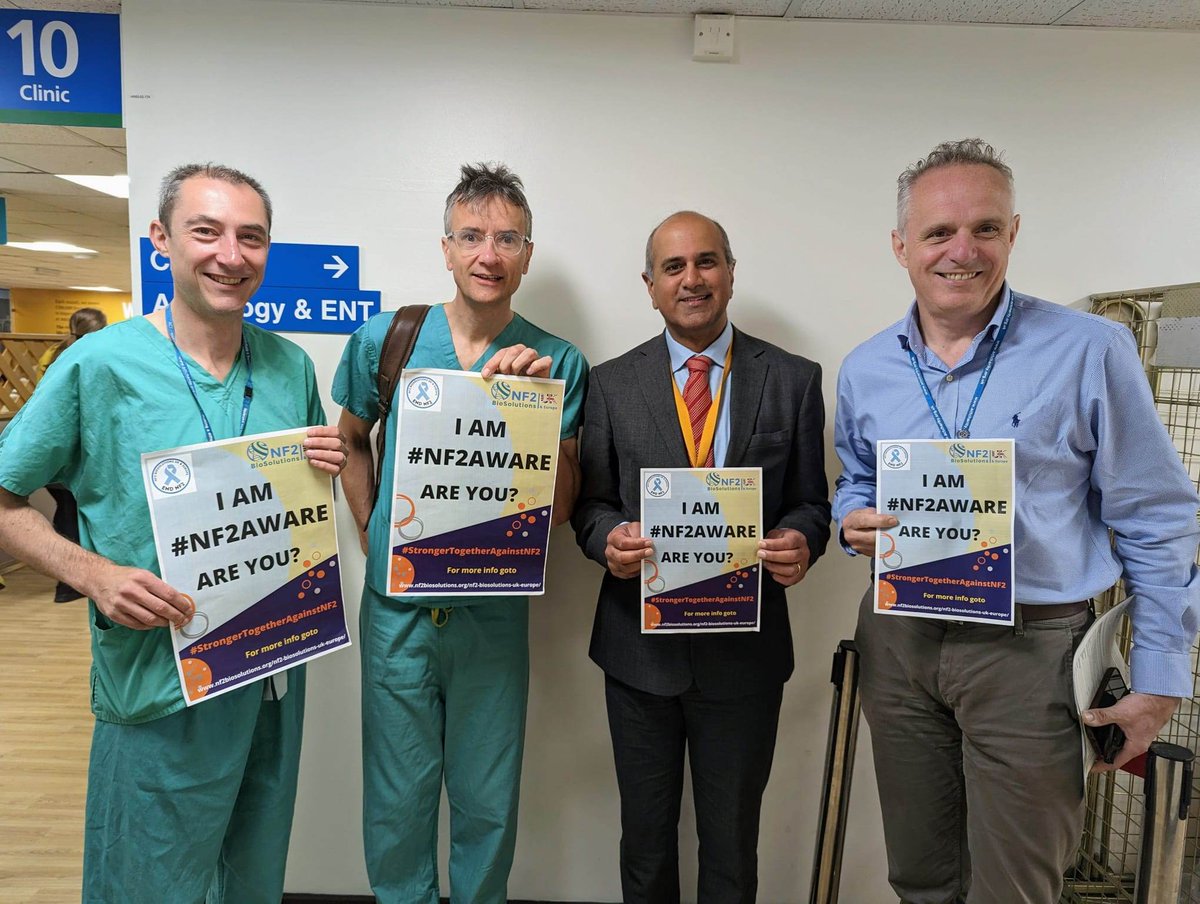 nf2biosolution1's tweet photo. Who is this lovely team?
Oh yes! ... thats our utterly fabulous NF2 team at Addenbrookes who are all #NF2Aware - thankyou all for taking part in our campaign!
Are you NF2 Aware??
#endNF2 #NF2awareness #neurofibromatosis type2 #NF2SWN
#NF2support #nf2 #nf2family #nf2warrior https://t.co/aHyDLWgb3L