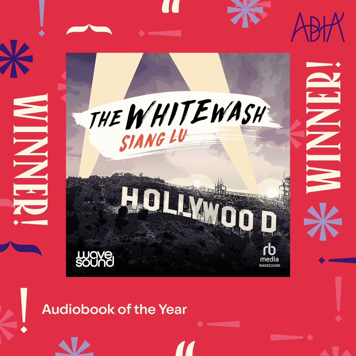 The #ABIA2023 Audiobook of the Year goes to ‘The Whitewash’ by Siang Lu, published by <a href="/WavesoundAUS/">Wavesound Australia</a>!