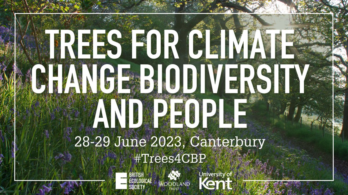 Have you seen the line-up for #Trees4CBP yet?

Practitioners, academics & policymakers at all levels of government are coming together this to discuss the problems facing our treescapes & you can join them!

Register by 30 May for earlybird prices 🐦

britishecologicalsociety.org/trees4cbp-agen…
