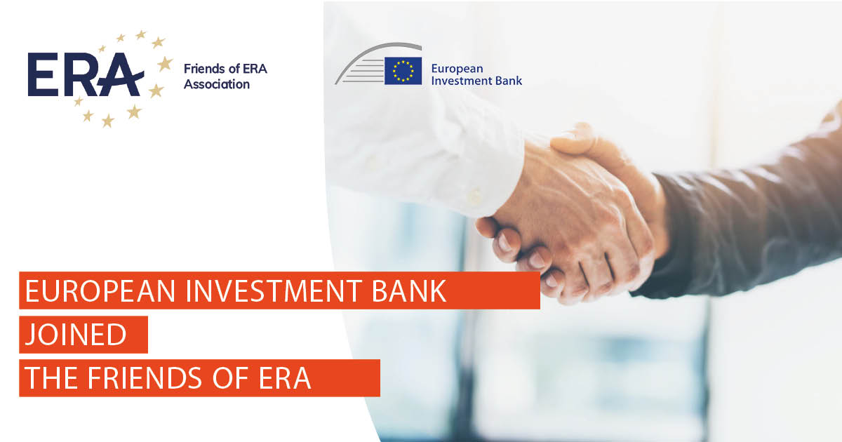 Academy of European Law (@eratrier) on Twitter photo The European Investment Bank joins the Friends of ERA Association
Together with the other Friends of ERA members, the <a href="/EIB/">European Investment Bank</a> now supports the ERA Scholarship Programme. Welcome!
#friendsofera #europeanlaw #legaltraining The European Investment Bank joins the Friends of ERA Association
Together with the other Friends of ERA members, the <a href="/EIB/">European Investment Bank</a> now supports the ERA Scholarship Programme. Welcome!
#friendsofera #europeanlaw #legaltraining