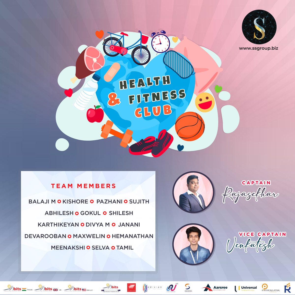 HEALTH & FITNESS CLUB

#SSGroup #health #fitness #itevent #funactivities