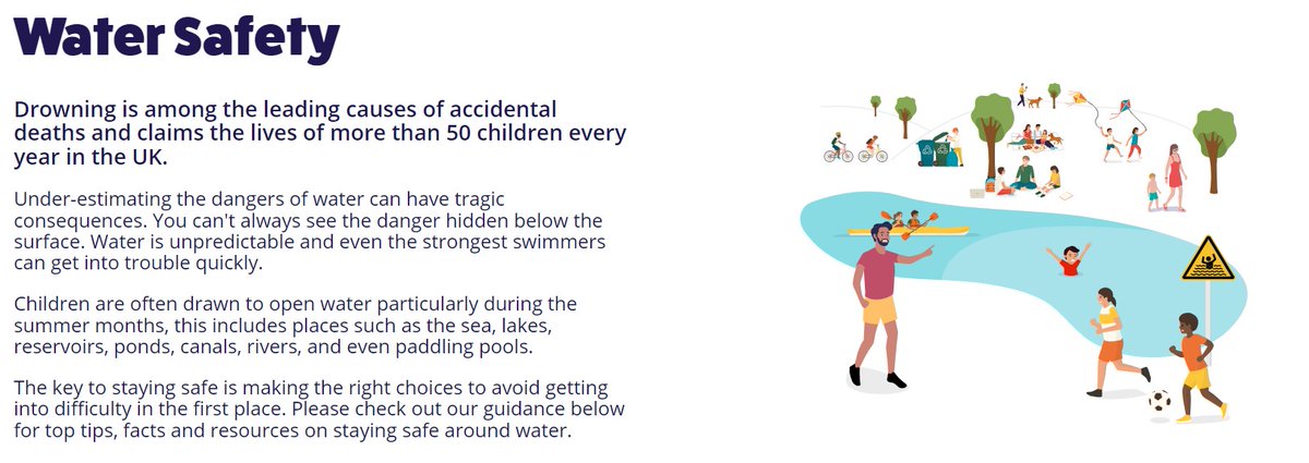 ❓ Have you seen <a href="/Wakefield_scp/">Wakefield Safeguarding Children Partnership - WSCP</a> Water Safety page? 

If not, check it out below! ⤵
wakefieldscp.org.uk/professionals/…

#WaterSafety #SafeguardingChildren #BeWaterAware