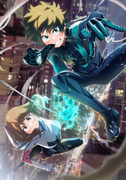 #SpiderManAcrossTheSpiderVerse #MyHeroAcademia #BNHA #ヴェノム