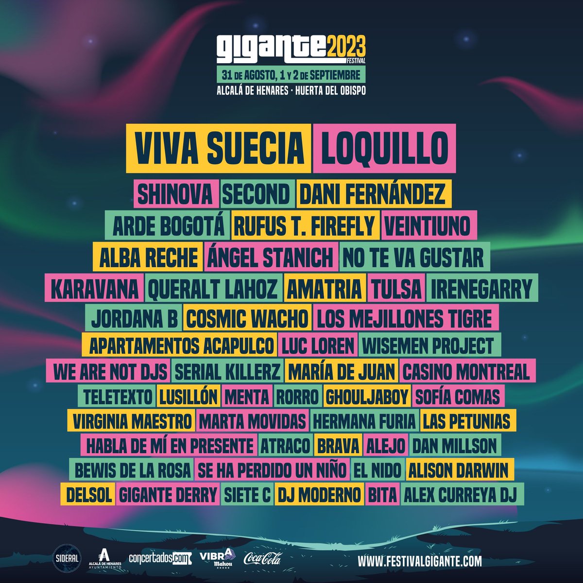 BRAVA (@brava_banda) on Twitter photo Que passssaaa! 
Teníamos muchas ganas de contaros que estamos en el cartel de <a href="/FestivalGigante/">Festival Gigante</a> y llevaremos nuestro rock cañí desde Aluche a Alcalá de Henares a finales de verano! 🔥💃🏻👏 
Esperamos veros las caritas por allí! 🫶
📸 Carmen Morago relevada en @revelabstudio Que passssaaa! 
Teníamos muchas ganas de contaros que estamos en el cartel de <a href="/FestivalGigante/">Festival Gigante</a> y llevaremos nuestro rock cañí desde Aluche a Alcalá de Henares a finales de verano! 🔥💃🏻👏 
Esperamos veros las caritas por allí! 🫶
📸 Carmen Morago relevada en @revelabstudio
