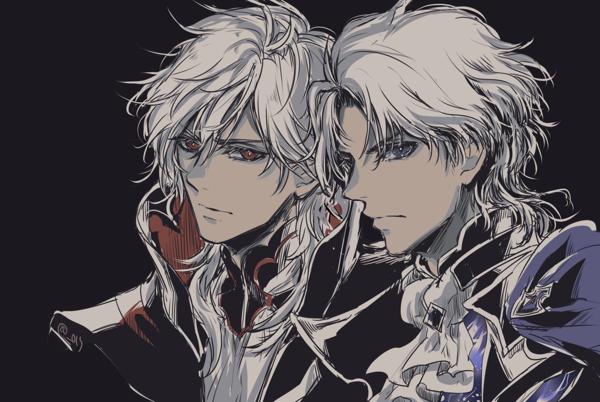 「神装エルトシャン&シグルド ( Eldigan & Sigurd being H」|海のイラスト