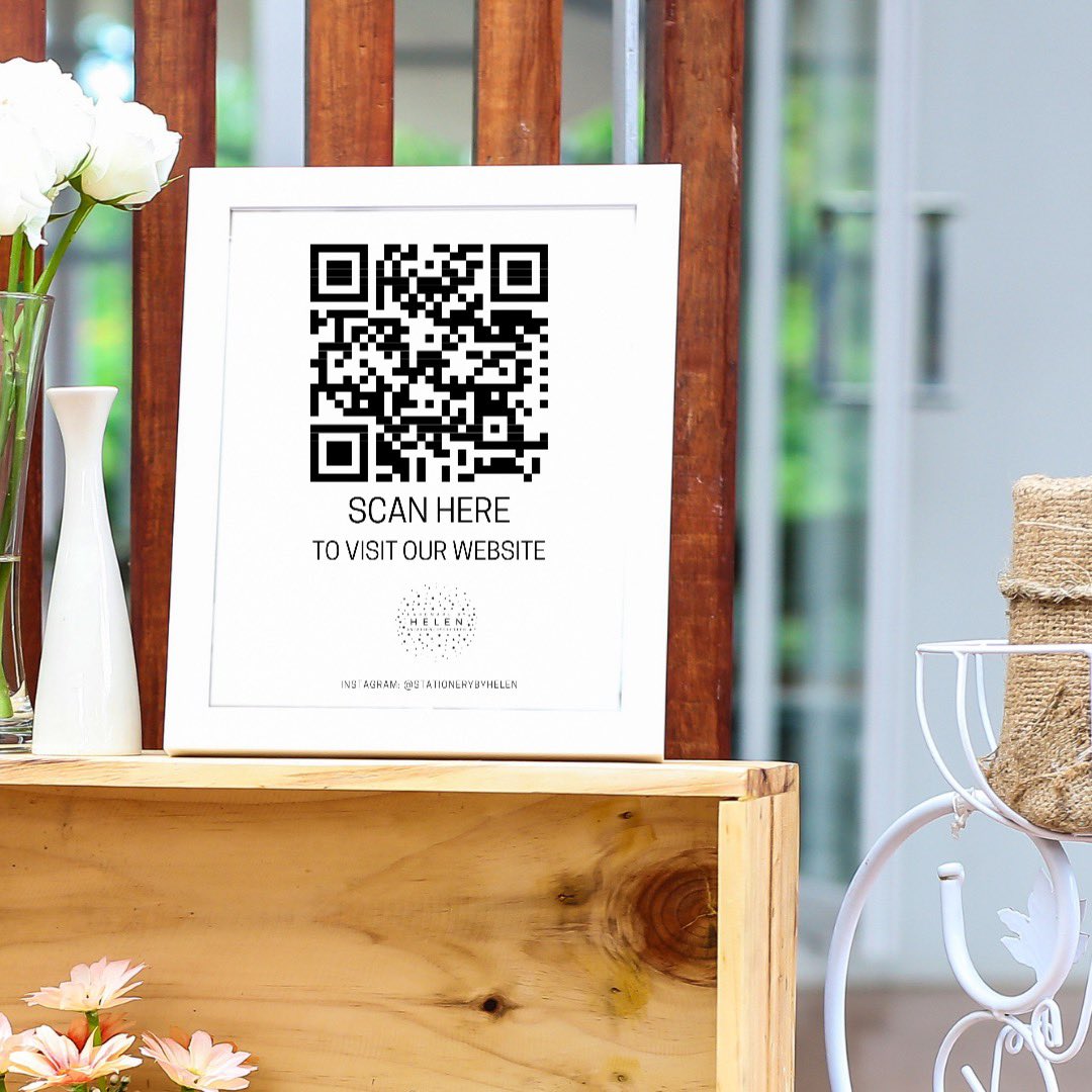 Be craft fair ready with these QR code signs. No need to hand business cards or flyers, just simply scan. Shop now at buyindie.co.uk/store/statione… #crafting #handmade #elevenseshour #buyindie
