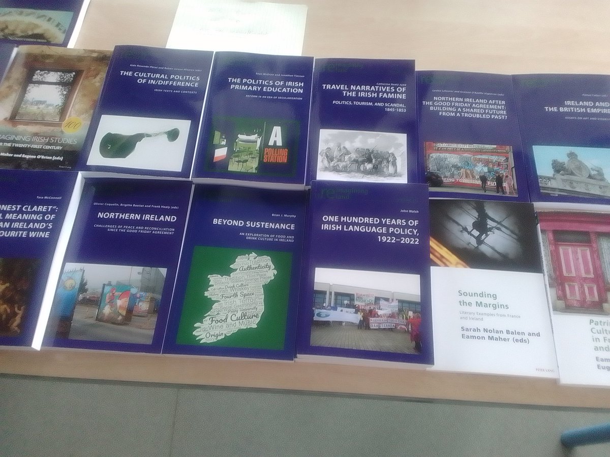 So much brilliant writing about Ireland available at the AFIS conference from <a href="/PeterLangGroup/">Peter Lang Publishers</a> at outrageously low prices