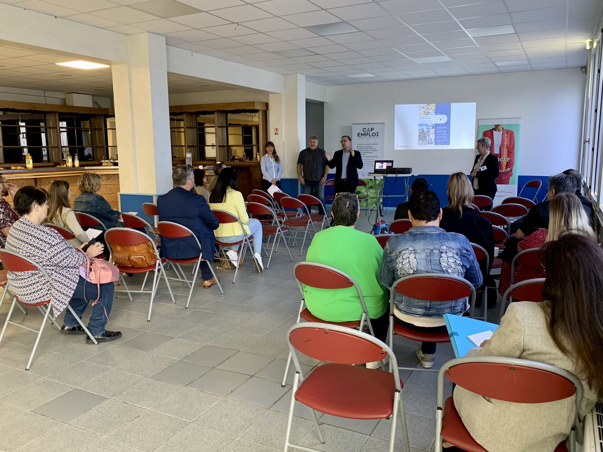 En cours sur notre Matinale : conférence à destination des entreprises « Et si vous faisiez le choix de l’inclusion ? »: sensibiliser les entreprises sur l’obligation d ´emploi, l’adaptation au poste de travail, le maintien dans l’emploi, les aides …..