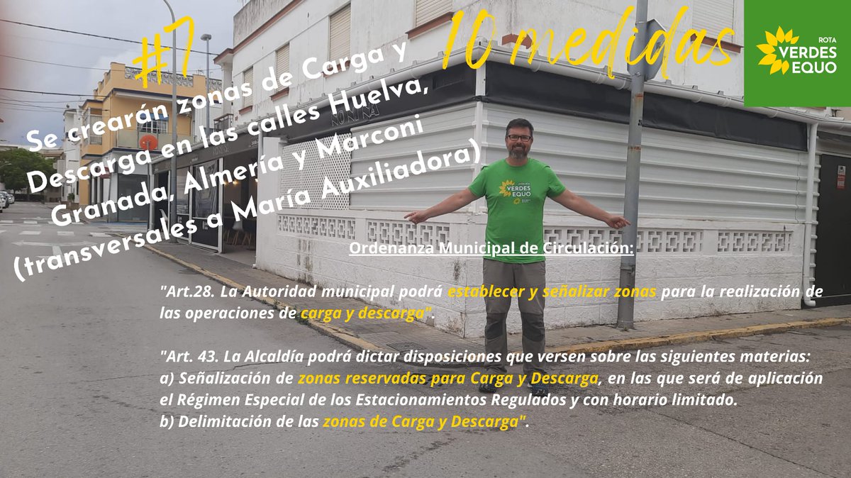 abralom's tweet photo. Un día más, os explico otras dos de las #10medidas rápidas, sencillas y baratas a aplicar por Verdes @equorota si está en el gobierno de #Rota.
7️⃣🌳🐕
8️⃣🚚🚛
#lascosashayqueexplicarlas
#RotaMásQVerde https://t.co/5nC46nkX5Y