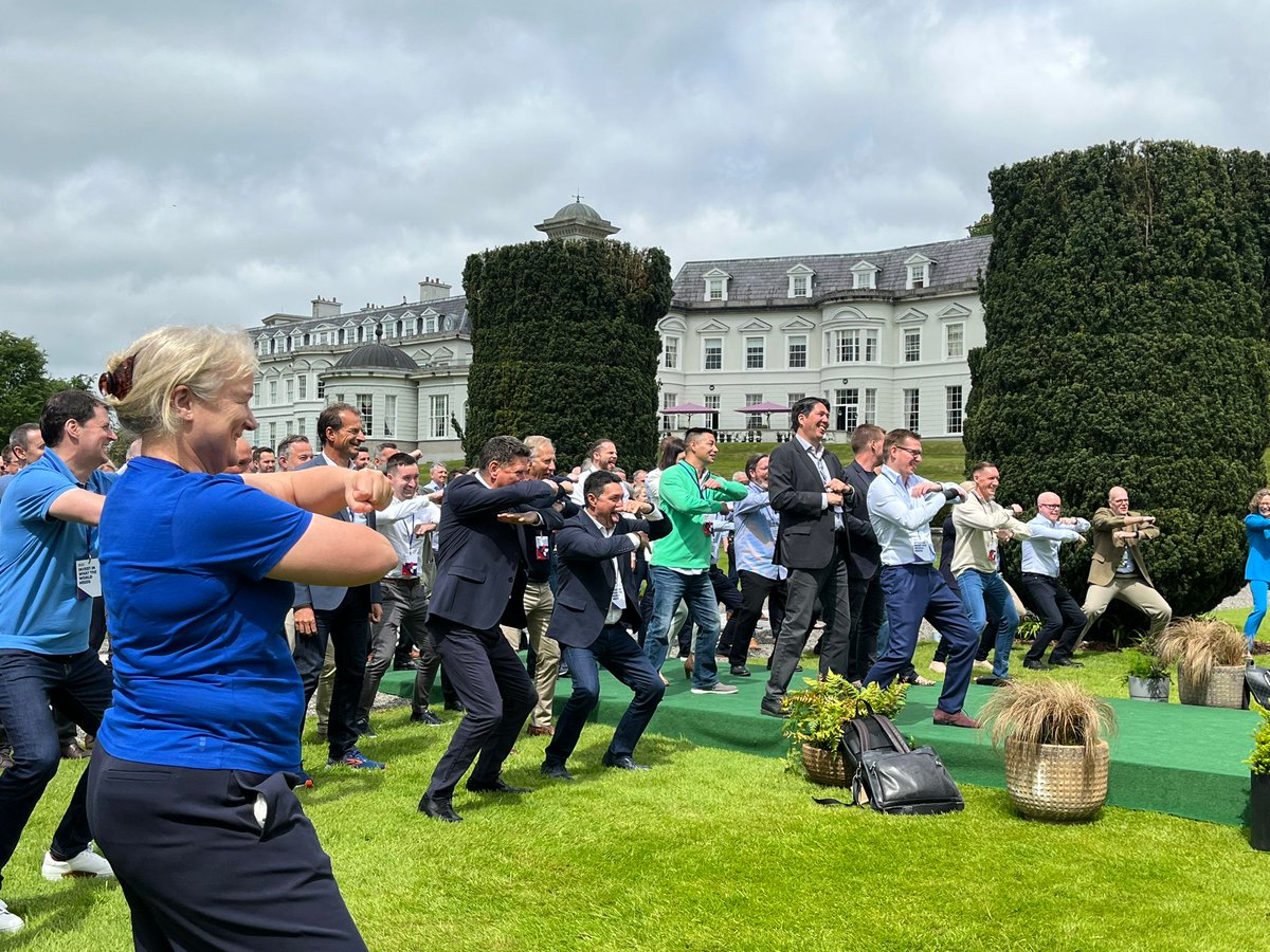 OrangeworksIE's tweet image. Back at the fabulous @thekclubireland yesterday for a day of fun in the sun with 140 pax from @dccplc 🤩 We started the event off with a powerful Haka energiser before playing WeConnect 👏

#creatingexperiences #orangeworks #haka #icebreakers