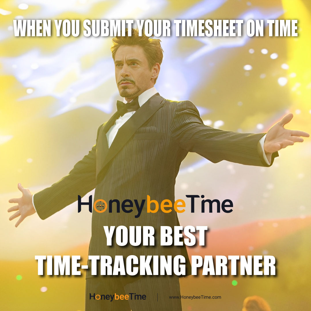 Submitting timesheets on time can make you feel like a superhero! The bees are at work to make you all superheroes🦸‍♂️🦸‍♀️ Join the wait list today at honeybeetime.com #honeybeetime #staytuned #productivity #TimeTracker #timetrackingsoftware