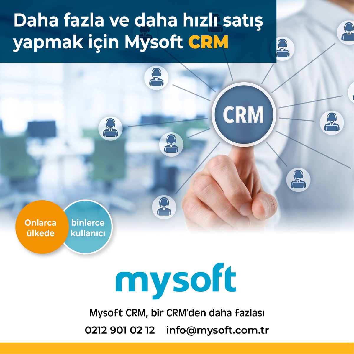 Mysoft CRM Programı ile satış sürecini potansiyel müşteri girişinden siparişin teslim edilmesine ve fatura süreçlerine kadar uçtan uca yönetirsiniz👉mysoft.com.tr/crm
#crm #satis #marketing #istakip #projeyonetimi #dijitaldonusum #inovasyon #teknoloji #mysoftcrm #mysoft