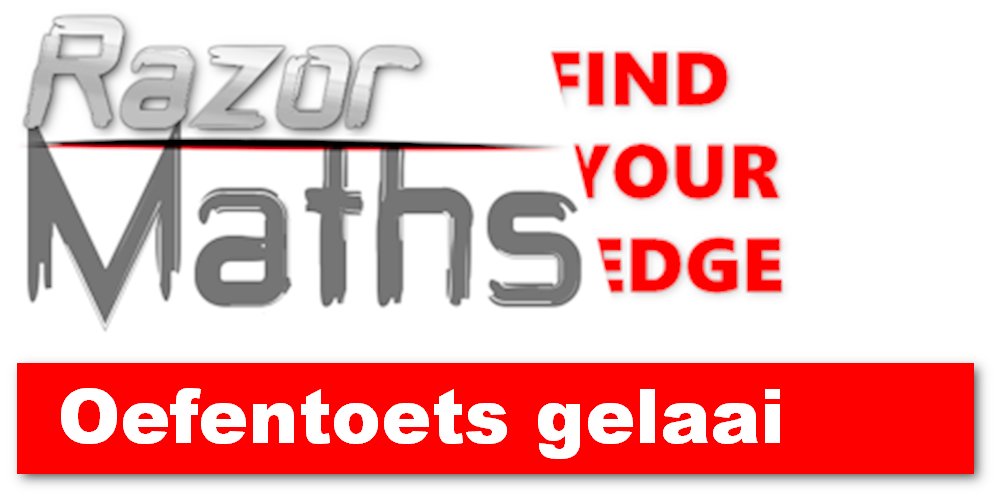 Ons ontwikkel Wiskunde toetse rondom Vlak 3 en 4 vrae (van Bloom se taksonomie) om die knders te help om in die 80% te kom, of in die 90% te bly! Dit staan bekend as RazorMaths PLUS.

facebook.com/groups/razorma…

razormaths.co.za
#oefentoetse #oefenvraestelle