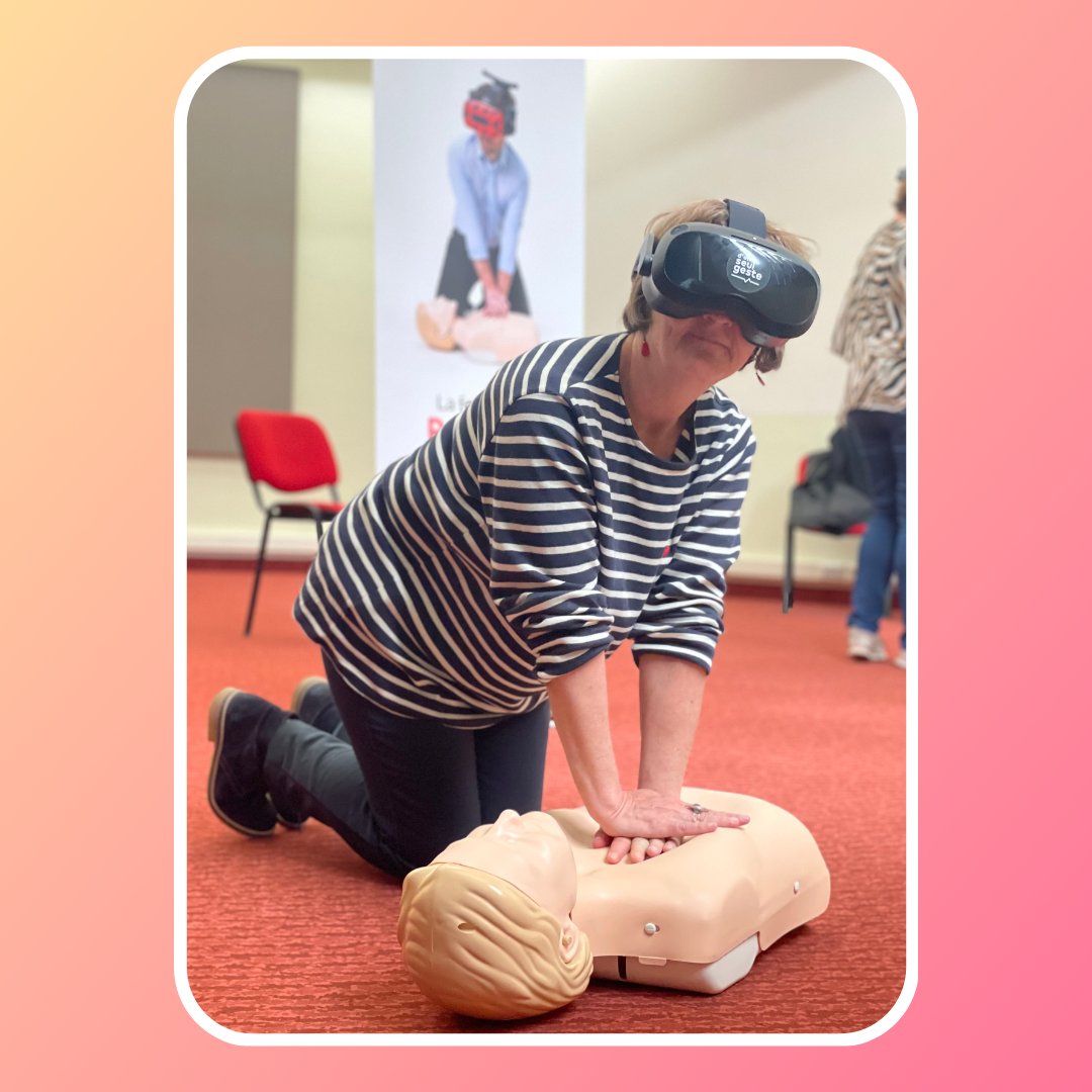 dunseulgeste's tweet image. 💓Ah, ah, ah, ah staying alive, #stayingalive💓
Porter secours et assistance est le quotidien des collaborateurs du @GroupeIMA .
➡️ Et lors de 10 journées de formation, plus de 150 collaborateurs ont appris à pratiquer les gestes essentiels de premiers secours avec la #VR