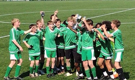crispinsschool's tweet photo. OUR YEAR 8 BOYS WON THE FOOTBALL CHAMPIONSHIP in a very tough and tight final at Ascot yesterday. We went to penalties but our goalkeeper kept his cool and made the winning save! https://t.co/tTx7ZTeETf