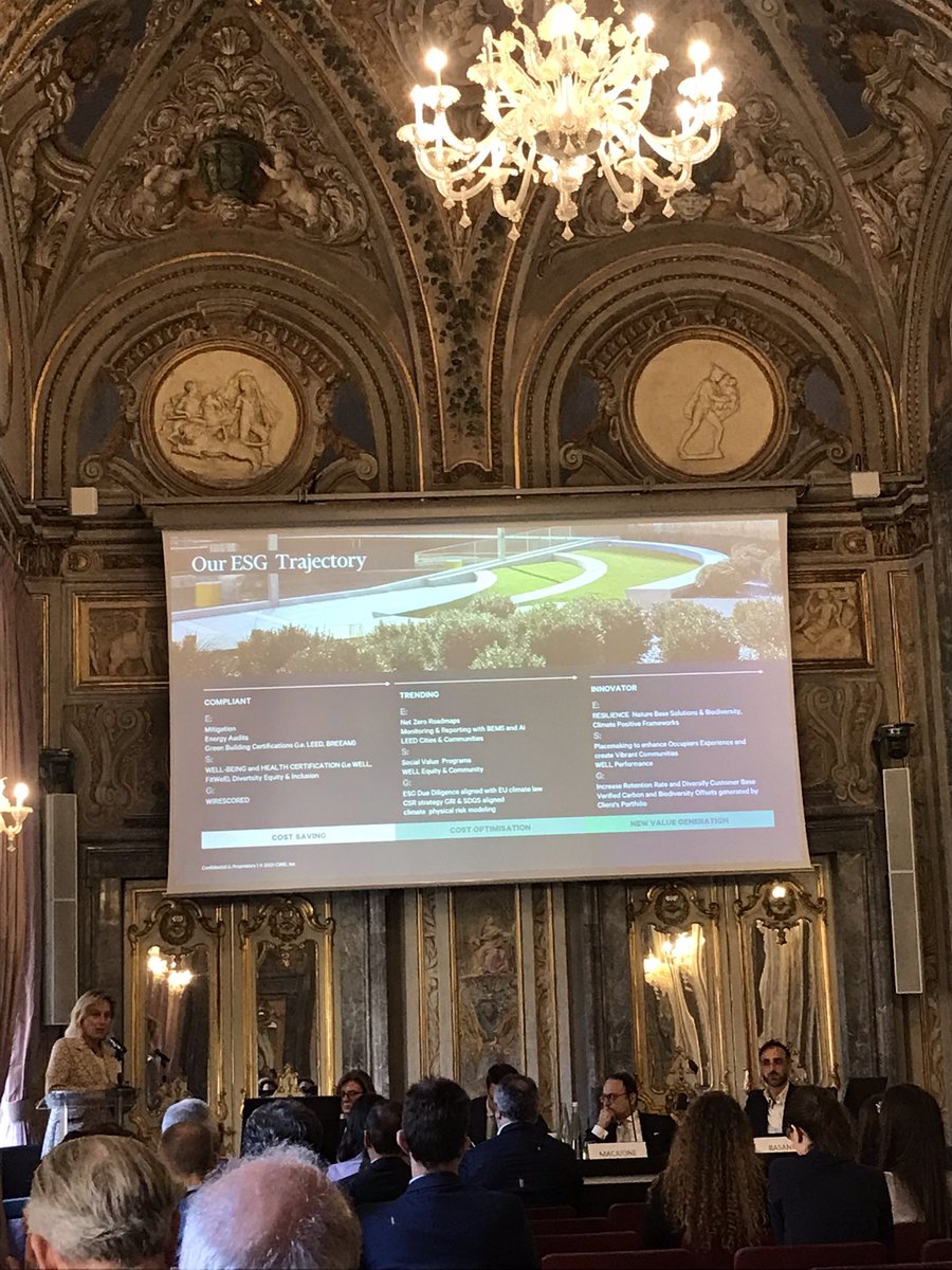 confalb's tweet photo. Carpe Diem! L’hotellerie tra dinamiche di settore e nuove opportunità. “ESG: onere di compliance o catalizzatore di valore aggiunto e customers experience?” con Cristiana Fragola Head of ESG &amp; Sustainability Solutions di @CBRE https://t.co/ha1AQOW7kP