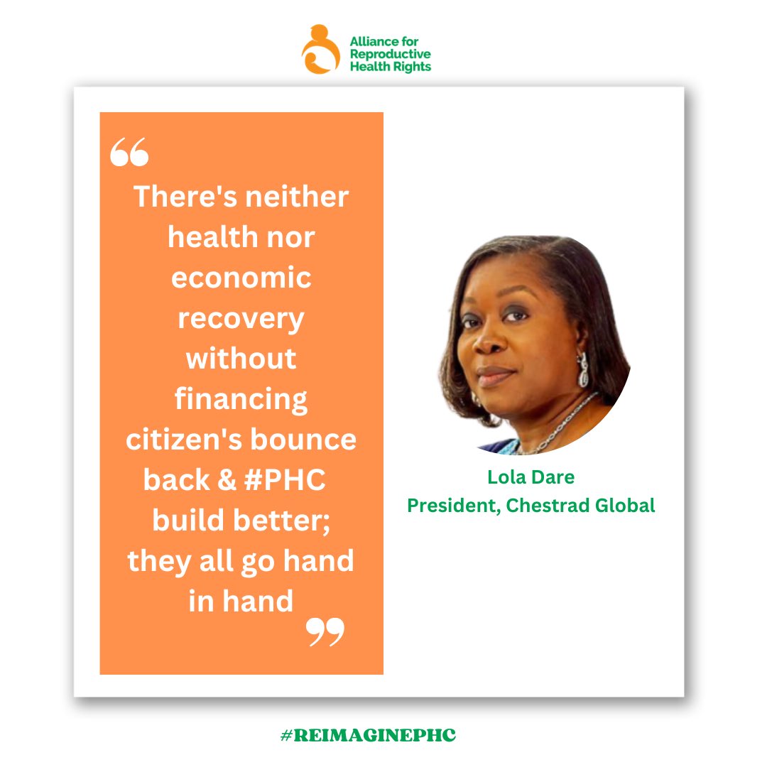 arhrghana's tweet photo. At #WHA76, we need to remind ourselves that 'there's neither health nor economic recovery without financing citizen's bounce back & #PHC build better; they all go hand in hand' - @dare_lola
#StrongerWithPHC
#ReImaginePHC
#UHC
@CHESTRAD_global @CSOs4UHC @UHC2030 @UHC_Day https://t.co/aoq0ZAeUXG