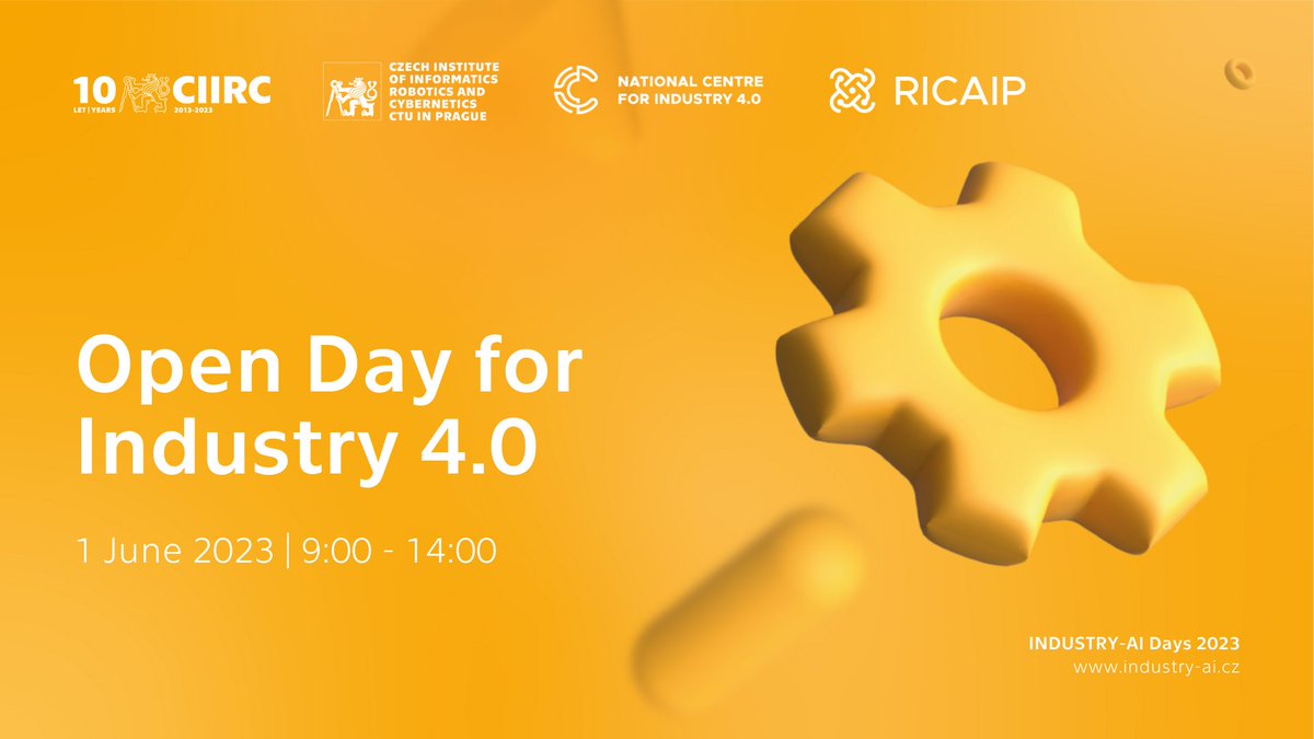 NCP40's tweet photo. ⌛ Brány #NCP40 se otevírají již za týden. Přijďte se seznámit s jeho ekosystémem a se službami, které nabízí v oblasti digitalizace a zavádění inovací. @RICAIP_EU @CIIRCCTU
Start: 1.6.2023 od 9:00 hodin
➡️ℹ️https://t.co/LuInf1hYIm https://t.co/TU9oSwKI7q