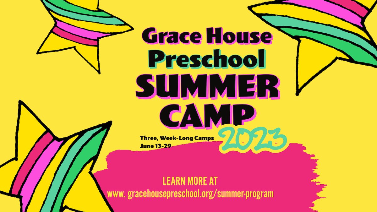 Grace House Preschool Summer Camp begins June 13 and continues through the 29th. Learn more in This Week at Grace Kernersville - mailchi.mp/c3b03c616fe3/t…