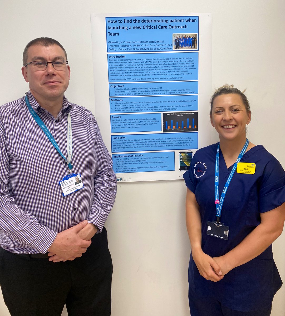 Great opportunity to showcase our six months of hard work in launching Critical Care Outreach at <a href="/NOrF_CCO_RRS/">NOrF</a>. 

Thank you to the presenters who have given us inspo and ideas for what we can do to continue making a difference for our patients <a href="/AnDy__FF/">Andy</a> <a href="/Sarah1chalkley/">Sarah Chalkley</a> <a href="/uhbwNHS/">University Hospitals Bristol and Weston NHS FT</a>