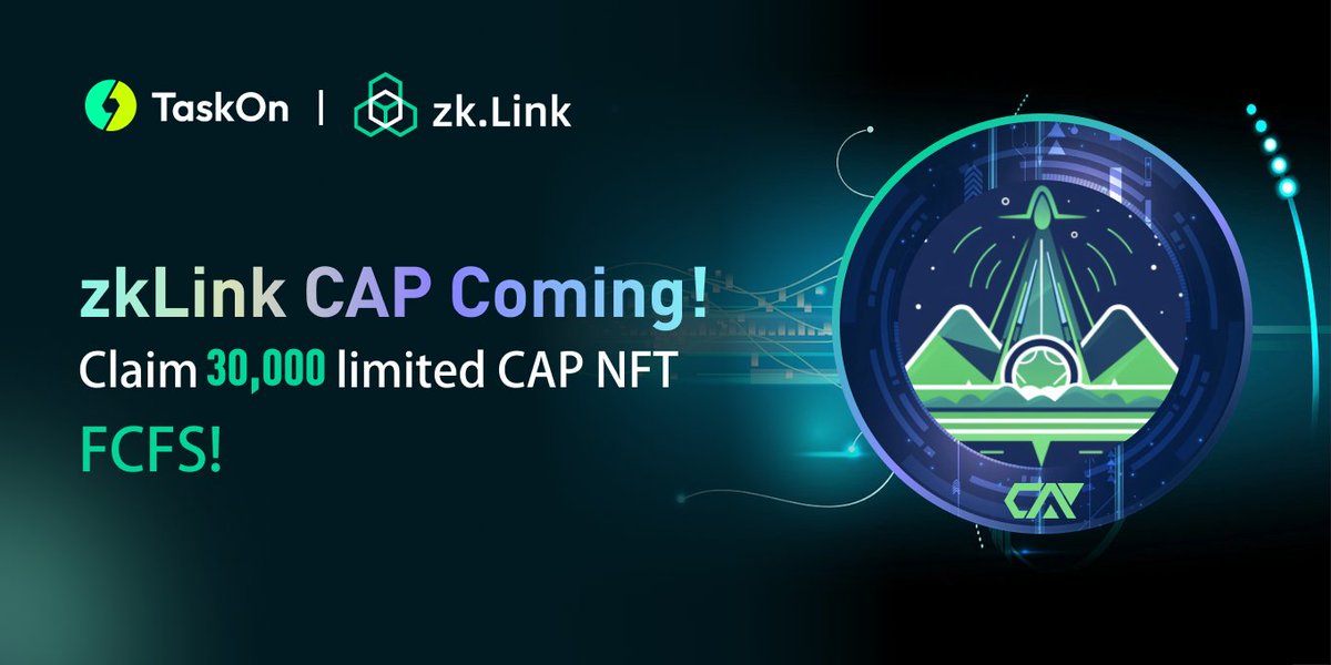 Happy to launch our special #Giveaway with @taskonxyz.

🎁 30,000 Limited #CAPs w/ 0 gas fee #FCFS

⏰ May 25th, 11:00 - Jun 4th, 11:00 (UTC)

Act Now👇

taskon.xyz/campaign/detai…

#NFT #Web3 #TaskOn