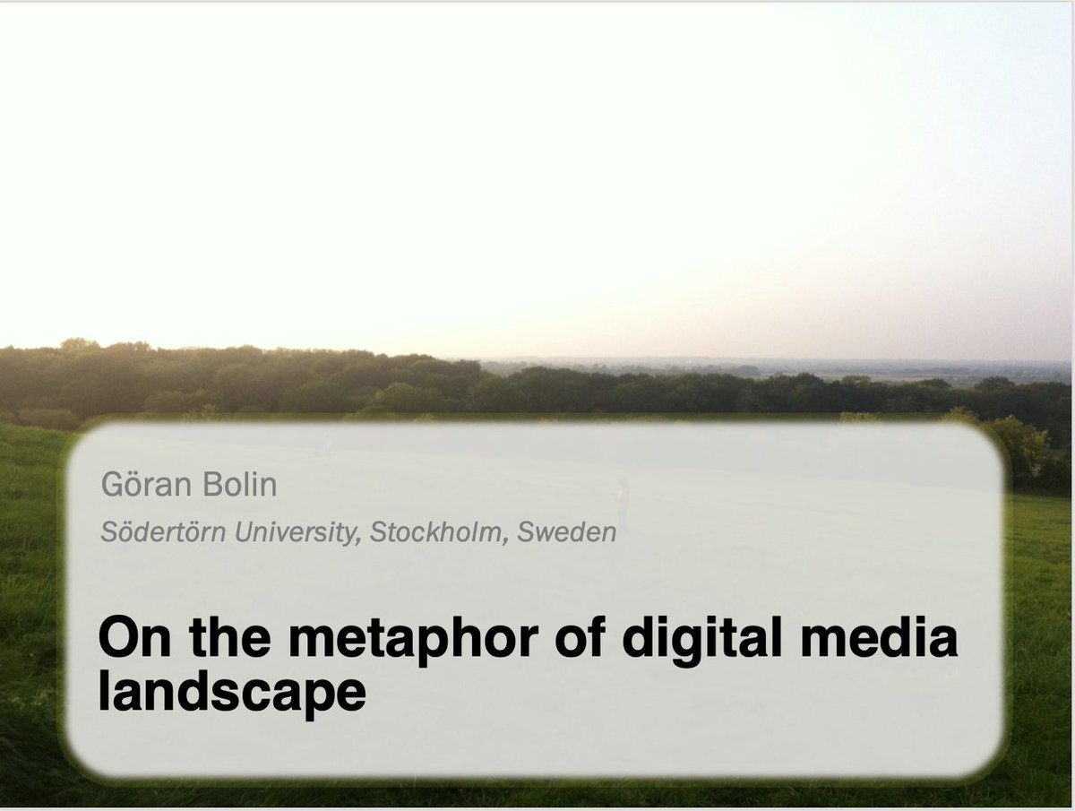 Looking forward to starting the day by presenting in the Preconference History of Digital Metaphors #icahdm23 #ICA2023 @Mkv_Sodertorn