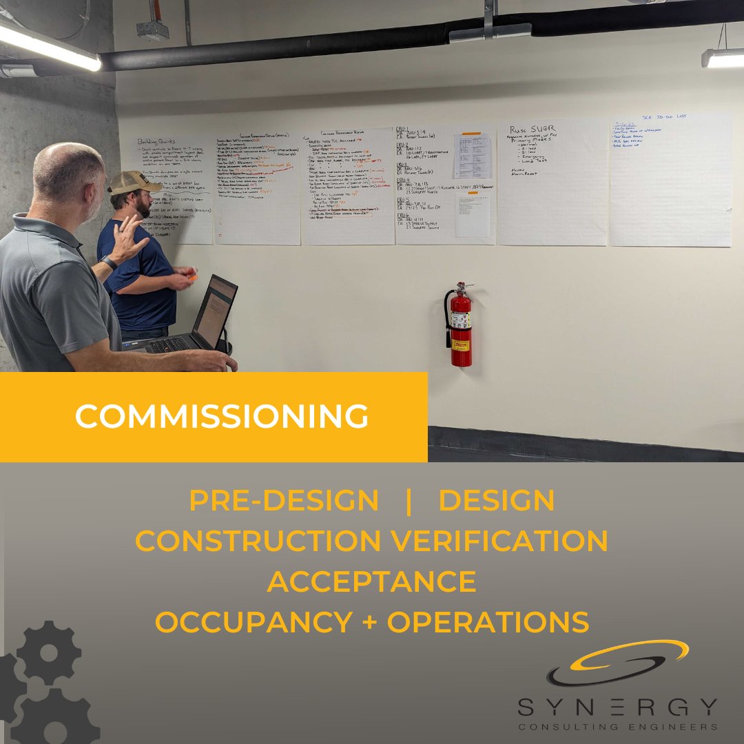 SynergyEngineer's tweet image. As Commissioning Agents, we serve as the owner's advocate, working tirelessly to ensure that all MEP building assets are operating exactly as intended. 
#BuildingCommissioning #OptimizedPerformance #EnergyEfficiency #ClientAdvocate #Synergy
