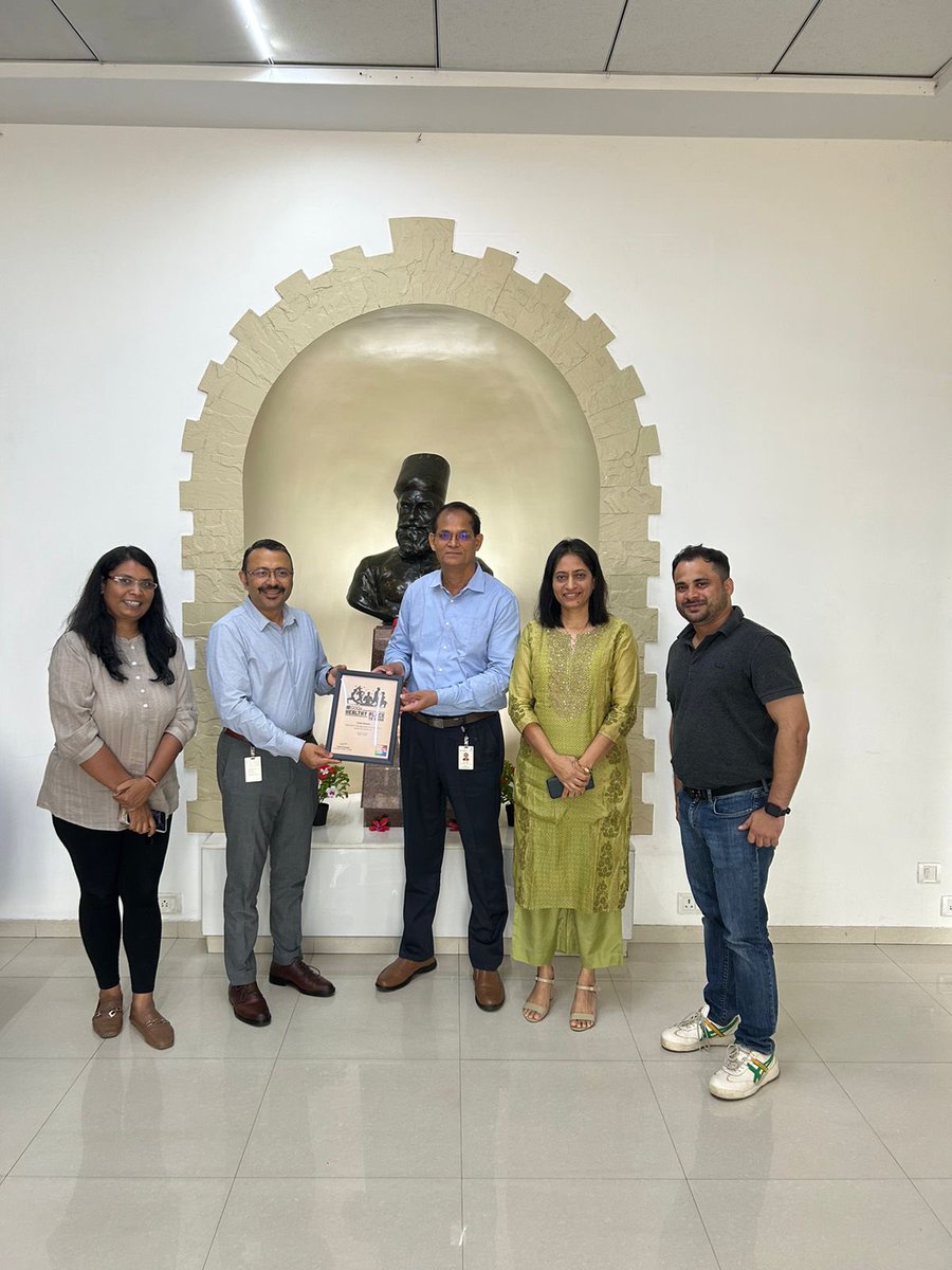 Tata Power is delighted to be recognized as a 'GOQii Healthy Place to Work.' This certification showcases our ongoing efforts to prioritize employee wellness and cultivate a positive work environment.
(1/2)