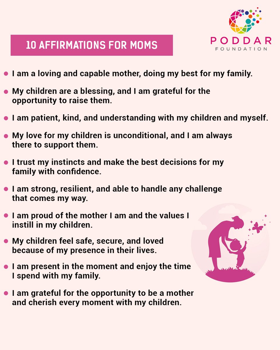 Being a mom is no easy feat, but it's important to take time for yourself and practice self-care. Affirmations are a powerful tool to help you stay positive and centered amidst the chaos of motherhood. 
 #affirmationsformothers #affirmations #selfcare #motherhood #positivemindset