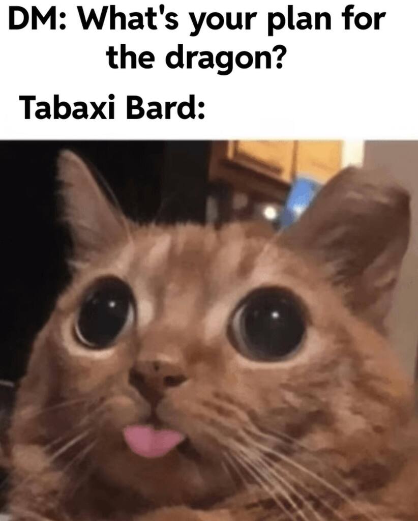 You don't need to seduce dragons if you can kill them with cuteness
.
Follow @allthingsdnd for more! #dnd #dndmemes #allthingsdnd