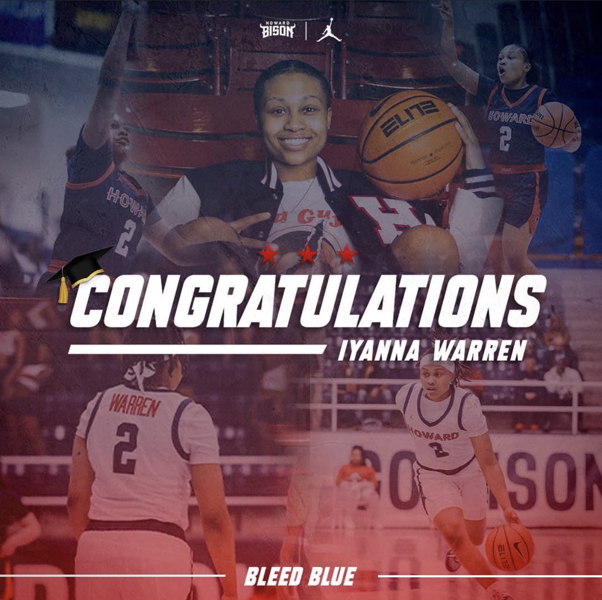 Howard_WBB's tweet photo. Our favorite day‼️‼️‼️ GRADUATION 👩🏽🎓 DAY 🙌🏾🙏🏾 #cHampionshipcUlture 💙❤️ #foreverBISON 🦬 https://t.co/rojxHqg2v0