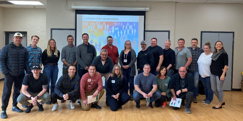BurlingtonFire's tweet photo. #BurlFire Peer Support Team and @cityburlington staff recently completed two full days of intensive Suicide Prevention ASIST training. This training will empower our people to have difficult and critically important conversations and provide skilled, life-saving interventions. https://t.co/2qmoSjf4Lc