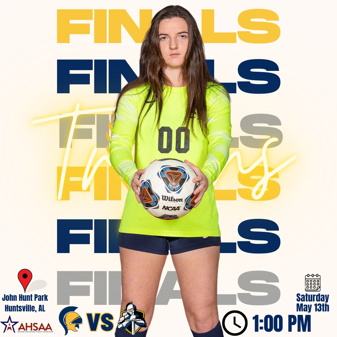 It's game day.....STATE CHAMPIONSHIP game day!! 
 
 STJ vs. Westminster Oak Mountain  1:00 PM || John Hunt Park || Huntsville