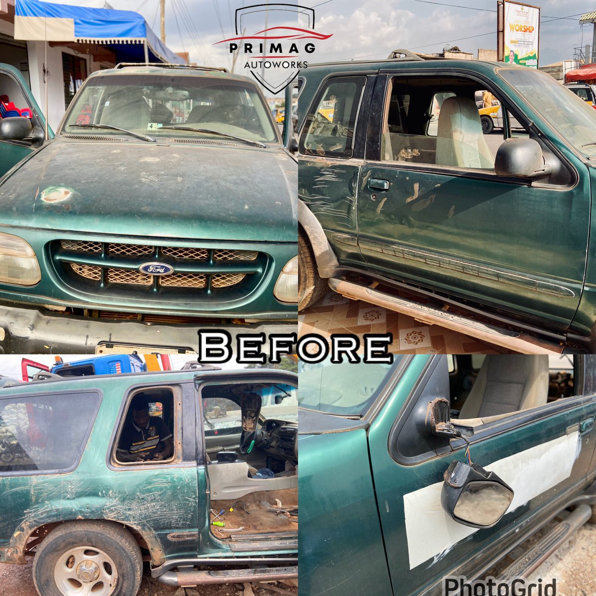 richieadu_'s tweet image. Our work on the Ford Explorer 1999 model. 

Trust the PRIMAG Brand🇬🇭🔥@Primaggh 

#AutoInteriorUpgrade #DrivingInStyle #TransformYourRide #PRIMAGAutoWorks #Autoupholstery #PRIMAG #Ghana #leatherwork #sewing #customupholstery #autointerior