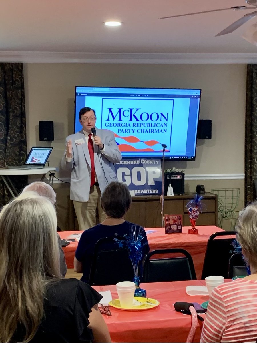 Great to welcome candidates for Georgia Republican Party Chairman to Augusta! #gapol #richmondcounty