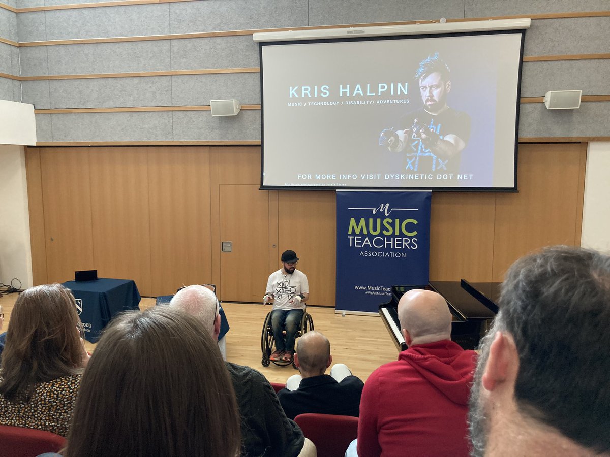 Mind-blowing keynote from <a href="/krishalpin/">Kris Halpin</a> this afternoon for #MTAConference2023! #IncludeInvolveInspire