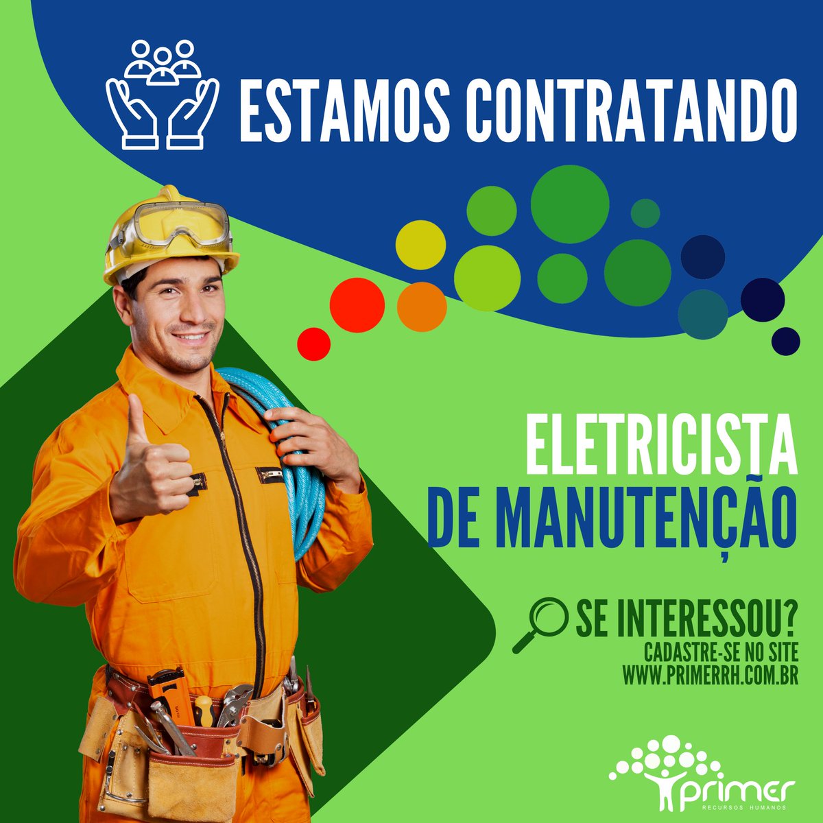 PrimerRH's tweet photo. Cód: 2661
Eletricista de Manutenção (Predial)
Local: Guaíba - RS

Acesse https://t.co/mBTzBFxpUg e candidate-se as nossas vagas que em 48hs entraremos em contato com você agendando entrevista! Contataremos somente candidatos dentro do perfil e com cadastro completo. 
Boa Sorte! https://t.co/jy7ZXKASvX