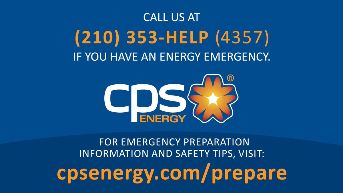 cpsenergy's tweet photo. Currently, we're working to resolve 274 outages impacting approx. 5,000 customers, with the largest outages in the 78210, 78223, 78238, and 78248 zip codes.

We apologize for the inconvenience and appreciate your patience with our crews.

(3/3) https://t.co/ChkvLhEkwt