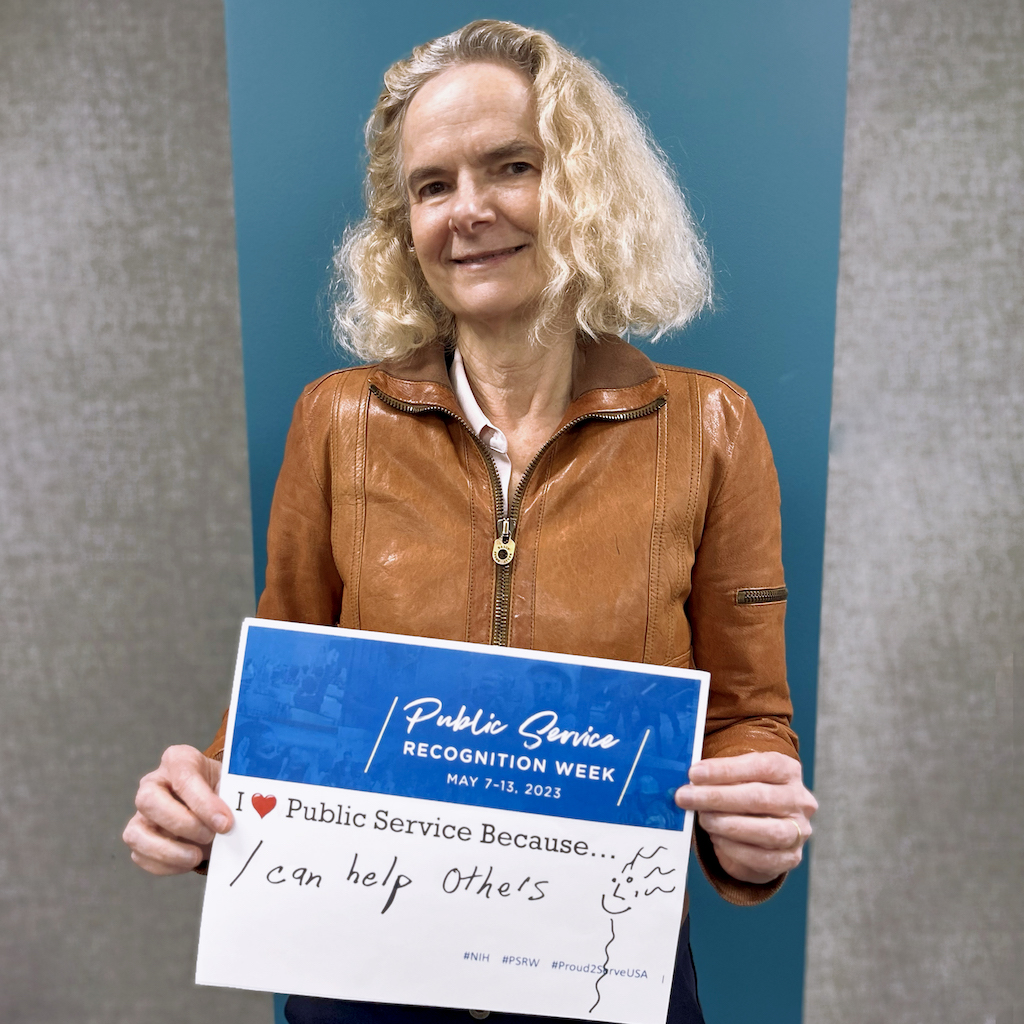 NIDA Director Nora Volkow is #Proud2ServeUSA because 'I can help others.' #NIH #PSRW publicservicerecognitionweek.org