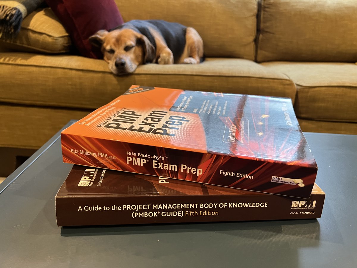 PMIMileHi's tweet image. Are you studying for the PMP this weekend?
&quot;Frens prepping for the exam can be ruff,&quot; said Walter. 🐾

#projectmanager #pmp #projectmanagementprofessional  #pmpcertified #pmpcertification #pmimilehi