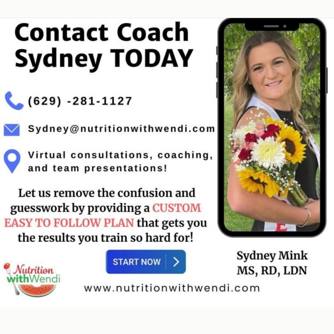 Do you experience any of these symptoms?
🚩Loss of Period
🚩Stress fractures
🚩 Feeling cold

RED-S is a high level concern in athletes and should be treated ASAP to protect your bones 🦴 and health

📞 Fill Out a Health Assessment today!

Nutritionwithwendi.com