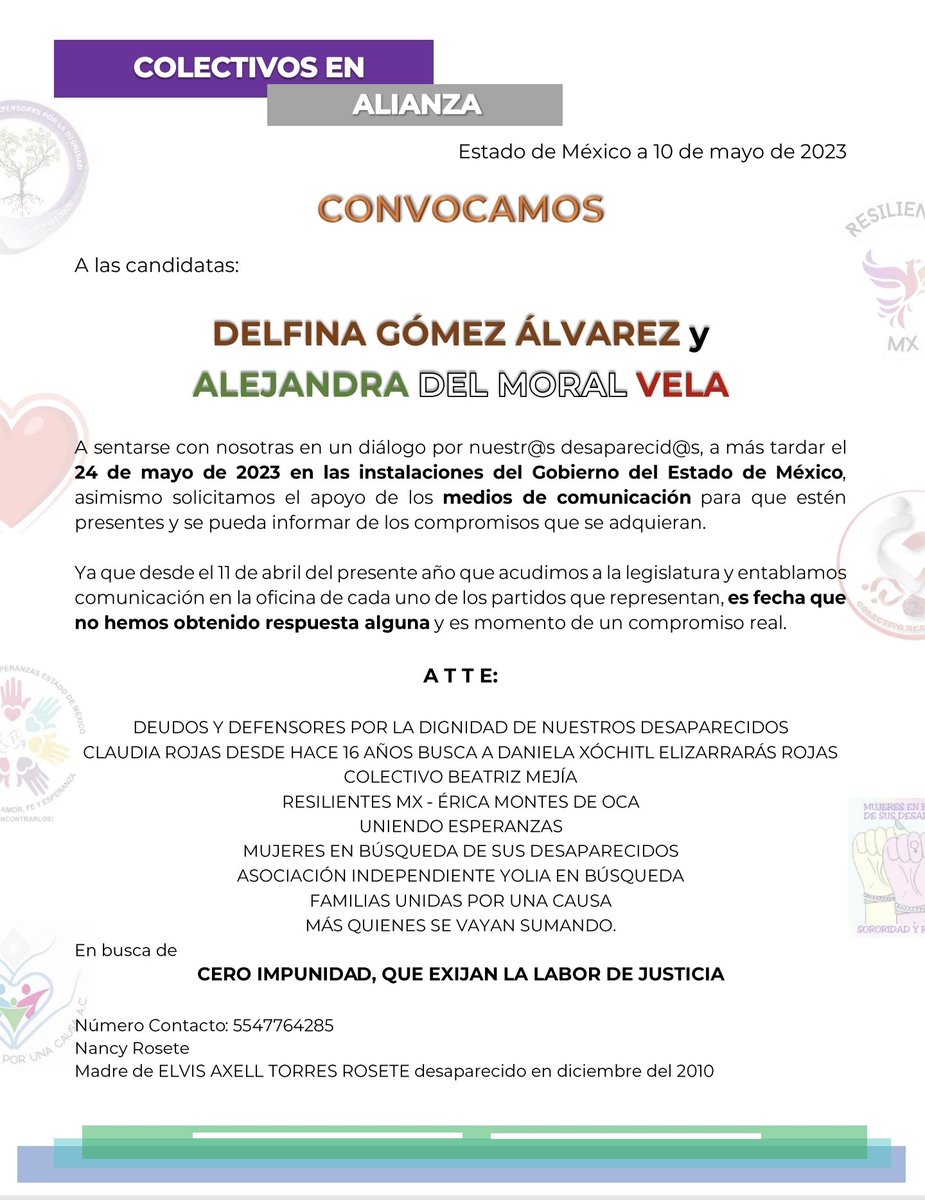 Nos estamos uniendo.