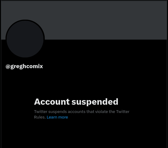darkbladearts's tweet photo. Is this what it looks like if someone's account has been removed due to inactivity for 30 days? Because I'm livid. What is the process for trying to get this reinstated? https://t.co/r3fk9yCLhk