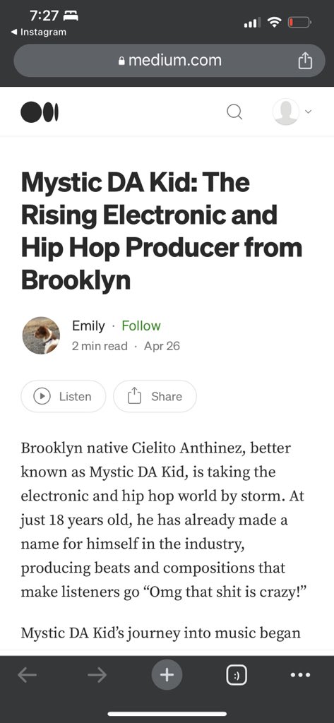 MysticDAKid's tweet image. I got my first article🙏🏽

medium.com/@emilyviparmy/…